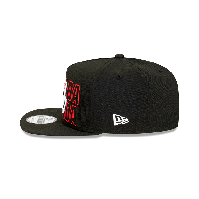 St Kilda Saints Hat - AFL Neon Lights Black 9Fifty A-Frame Snapback Cap - New Era